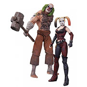 Batman Arkham City Mr. Hammer and Harley Quinn Action Figure 2-Pack